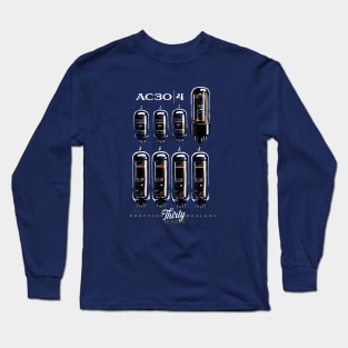 Vox AC 30 tube schematic Long Sleeve T-Shirt